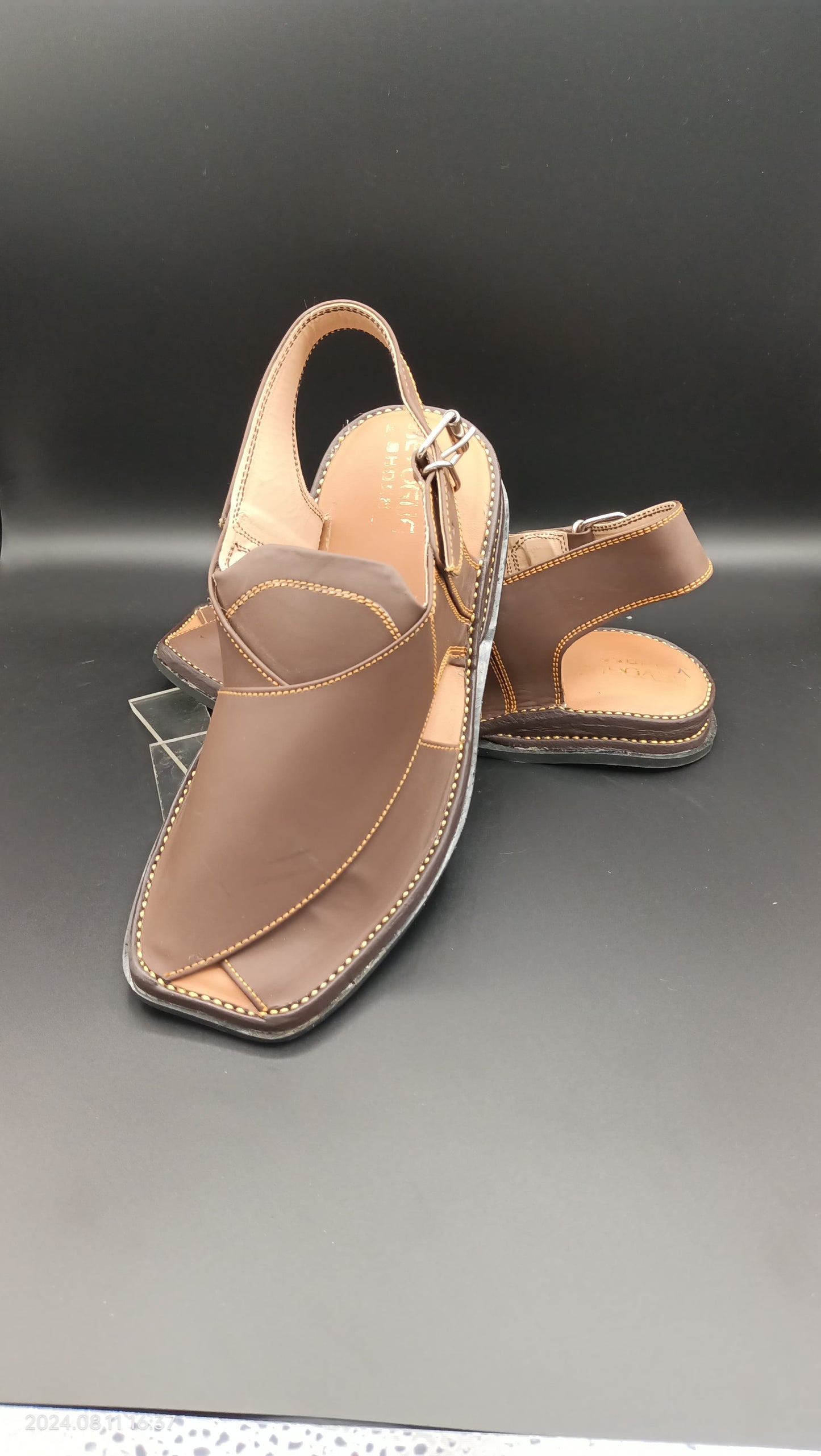 Brown Zalmi Peshawari Chappal
